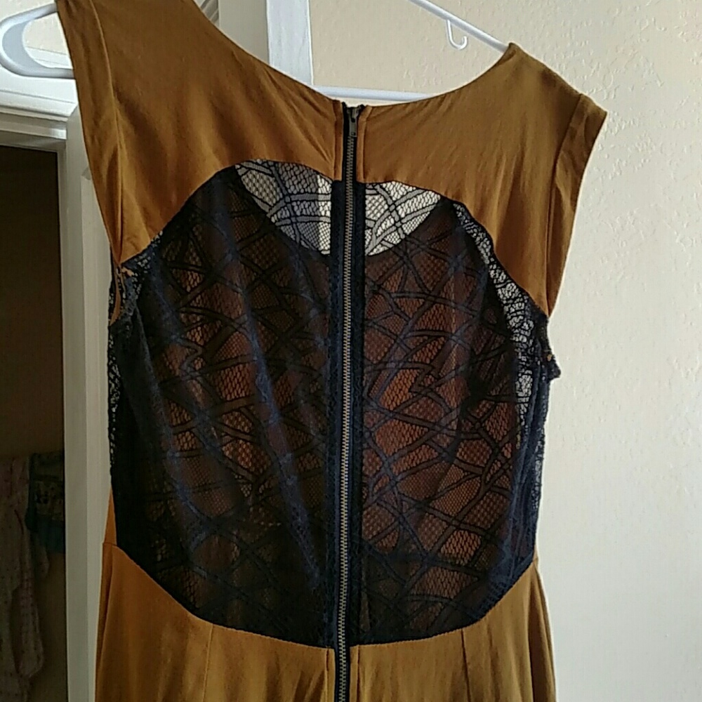 Mustard dress